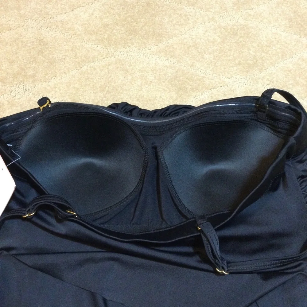 Swimsuits For All NWT Ruched Skirted Swimdress, 10 - Picture 11 of 13